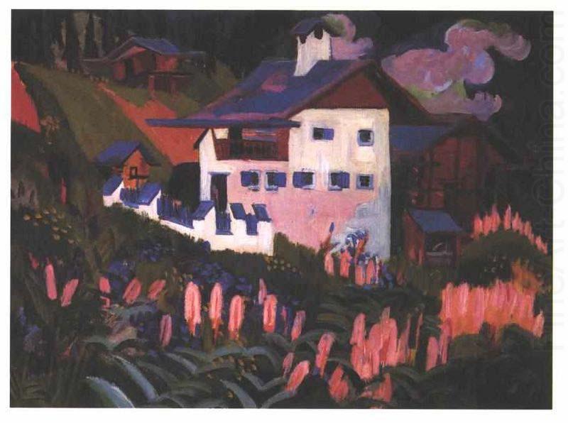 House in the meadows, Ernst Ludwig Kirchner